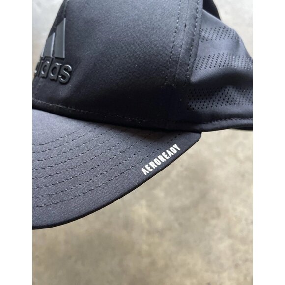 ADIDAS Men’s Sz S/M Hat Adjustable Fit One-Size Aeroready Black Activewear - Picture 8 of 8